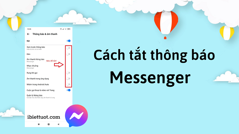 Cách tắt thông báo messenger NHANH trên điện thoại và trên máy tính