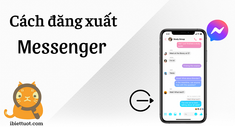 7 cách đăng xuất Messenger trên điện thoại, máy tính đầy đủ