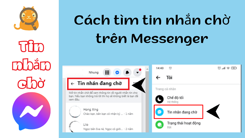 Cách tìm tin nhắn chờ trên Messenger cực nhanh và đơn giản